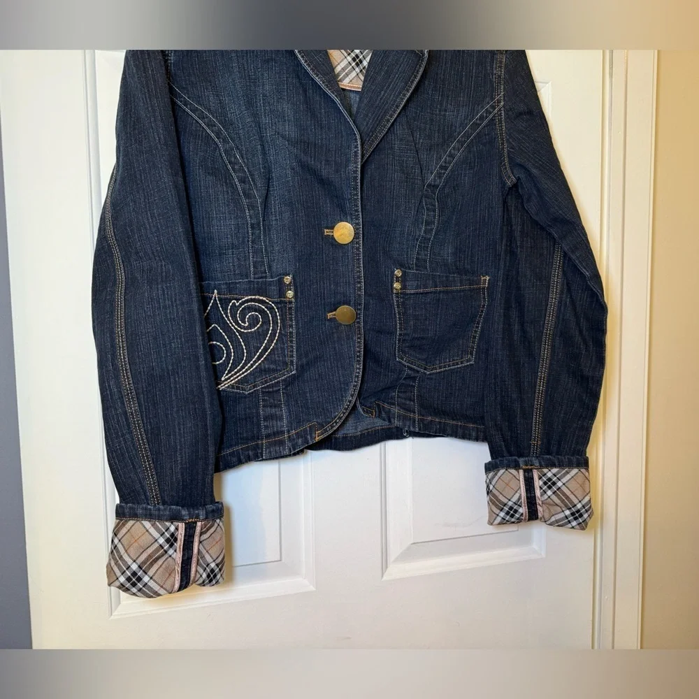Anisette denim fitted